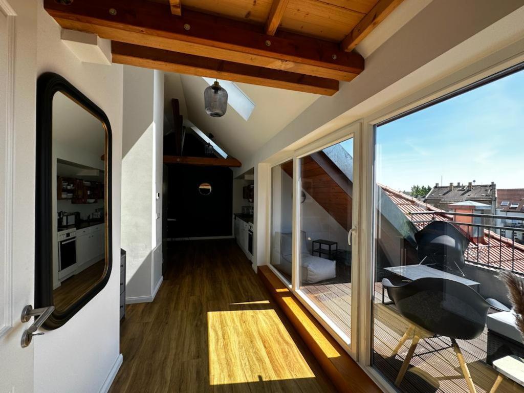 לייפציג Nr 14 - Hochwertiges 3 Zimmer Maisonette Appartment Mit Grosszugigen Wohnbereich Und Balkon מראה חיצוני תמונה